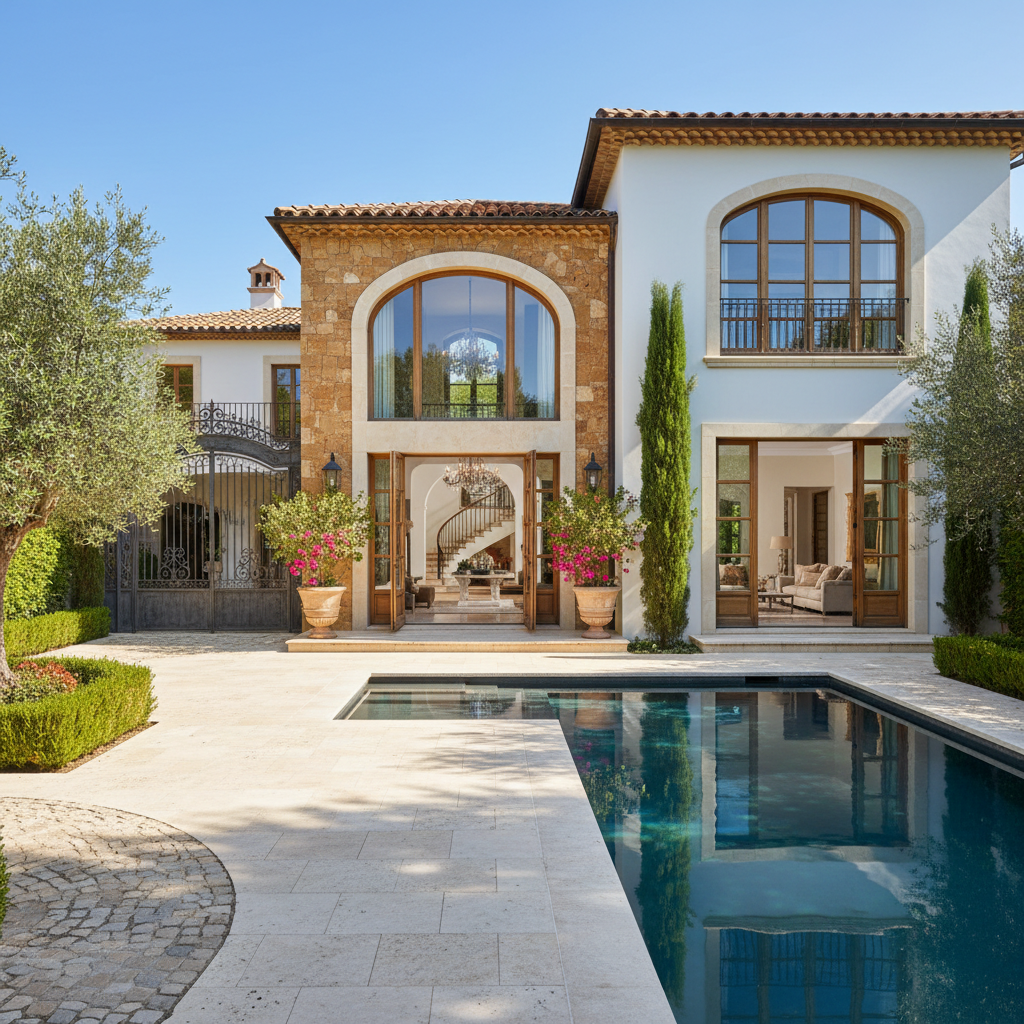 Image of a beautifully photographed villa.