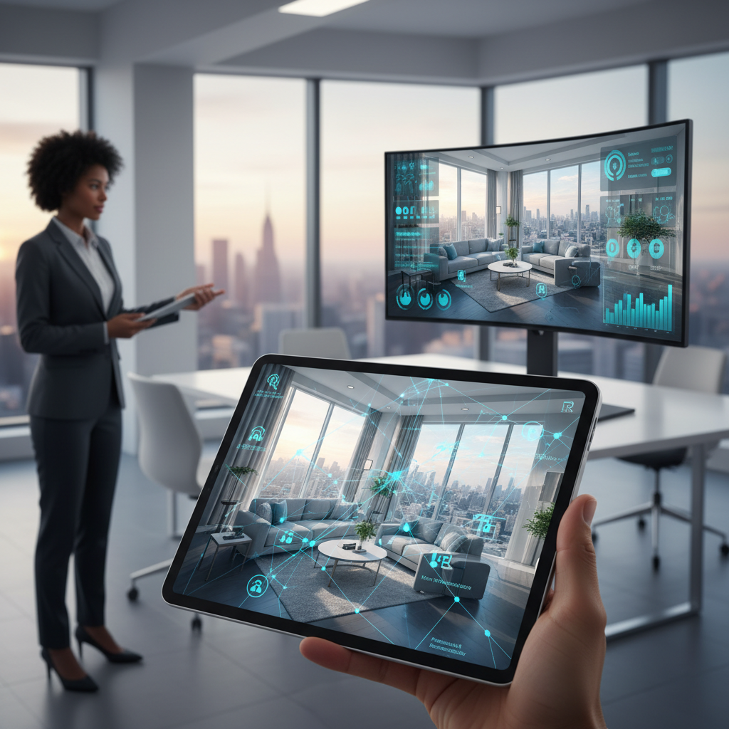 Image illustrating AI in real estate marketing